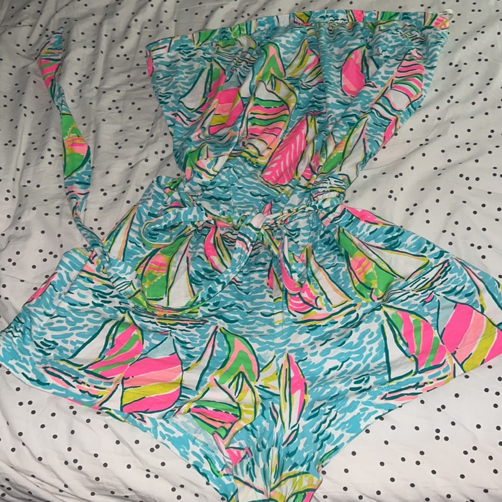 Lilly Pulitzer Sailboat Romper